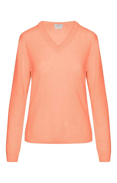Ladies 2-Ply Cashmere V-Neck Sweater