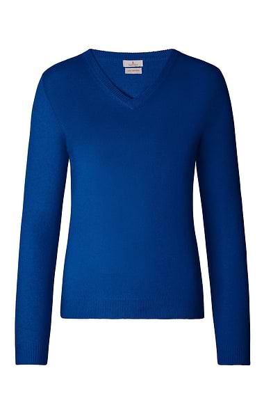 Ladies 2-Ply Cashmere V-Neck Sweater