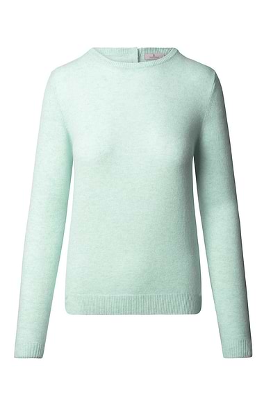 Ladies Two-Ply Cashmere Crew Neck