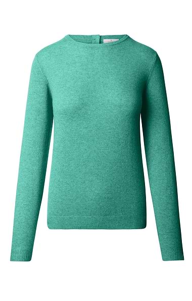 Ladies Two-Ply Cashmere Crew Neck