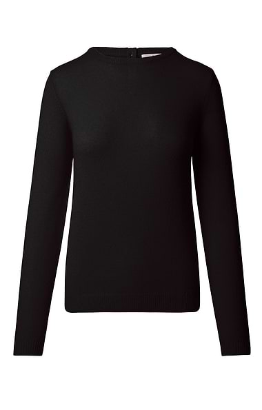 Ladies Two-Ply Cashmere Crew Neck