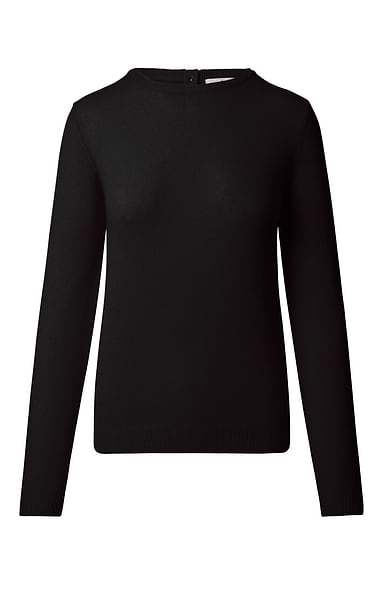 Ladies Two-Ply Cashmere Crew Neck