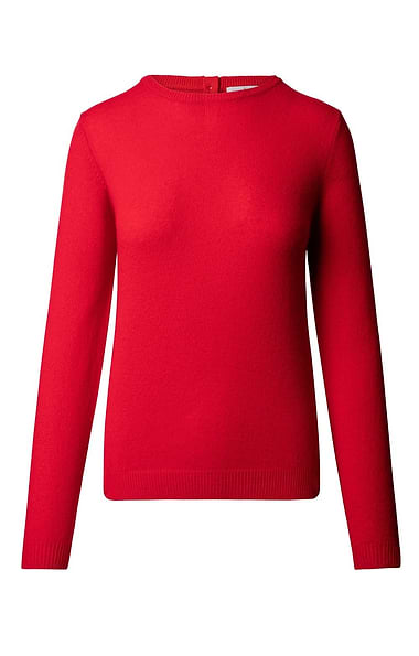 Ladies Two-Ply Cashmere Crew Neck