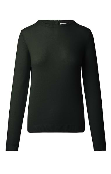 Ladies Two-Ply Cashmere Crew Neck