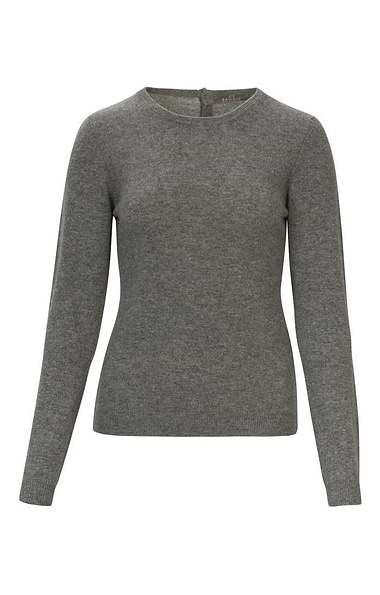 Ladies Two-Ply Cashmere Crew Neck
