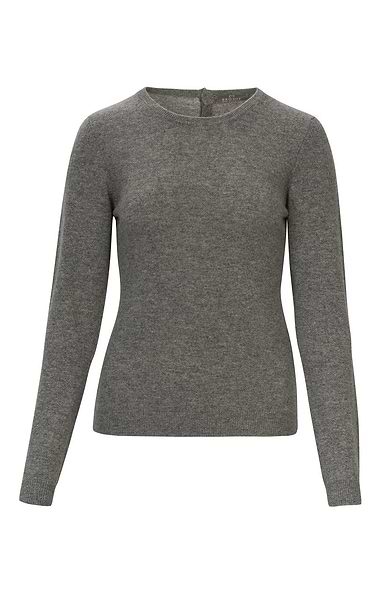 Ladies Two-Ply Cashmere Crew Neck