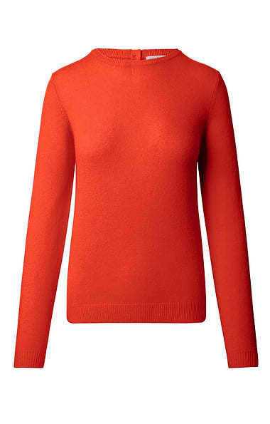 Ladies Two-Ply Cashmere Crew Neck