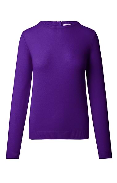 Ladies Two-Ply Cashmere Crew Neck