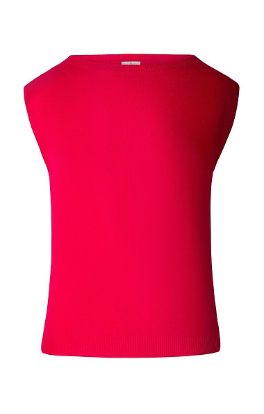 Ladies Sleeveless Cashmere Crew Neck Sweater