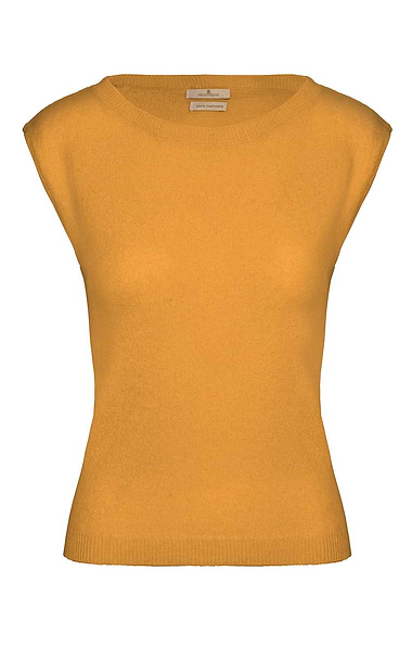 Ladies Sleeveless Cashmere Crew Neck Sweater