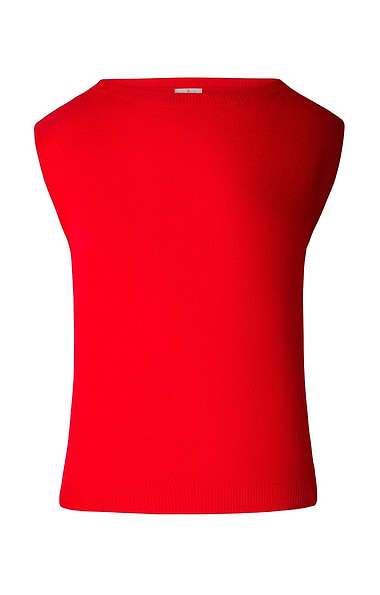 Ladies Sleeveless Cashmere Crew Neck Sweater