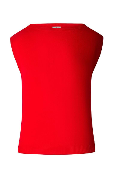 Ladies Sleeveless Cashmere Crew Neck Sweater