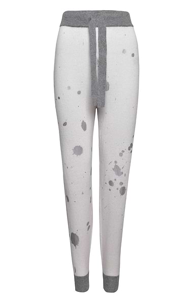 Ladies Splatter Foil Joggers
