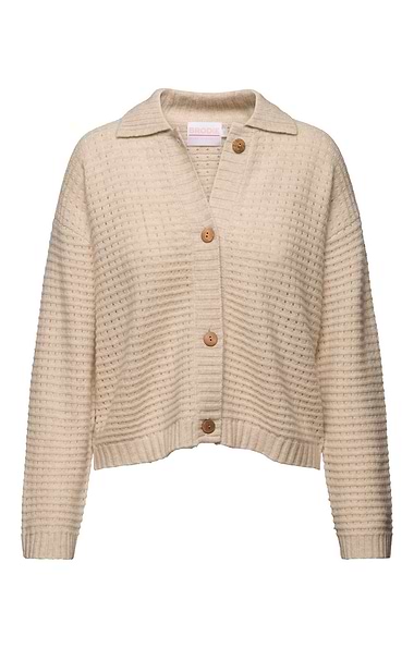 Ladies Brodie Cashmere Open Stitch Cardigan