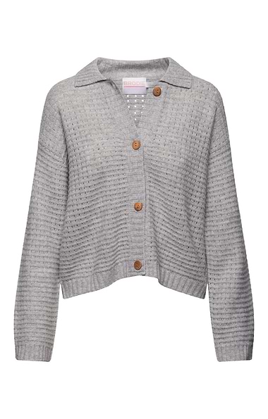 Ladies Brodie Cashmere Open Stitch Cardigan