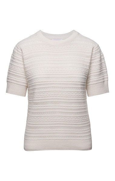 Ladies Brodie Cashmere Textured Taylor Tee