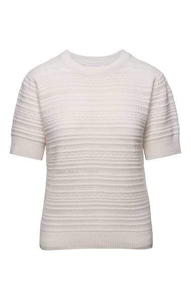 Ladies Brodie Cashmere Textured Taylor Tee
