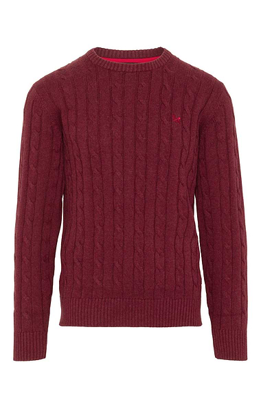 Men's Crew Clothing Organic Cotton Cable Jumper