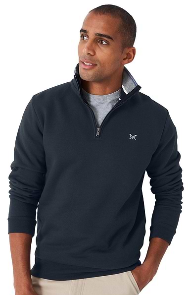 Men's Crew Clothing Classic Half Zip Knit