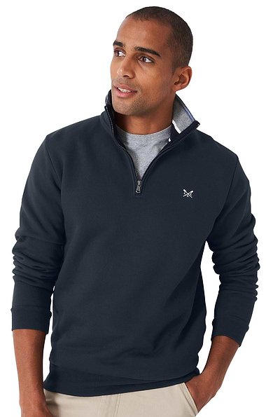 Men's Crew Clothing Classic Half Zip Knit