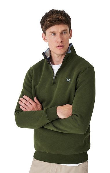 Men's Crew Clothing Classic Half Zip Knit