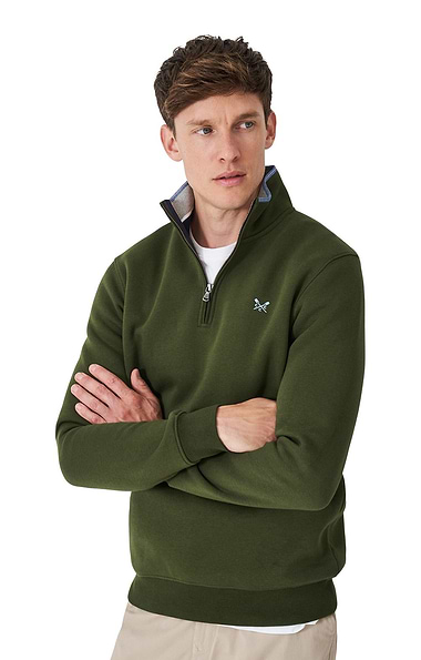 Men's Crew Clothing Classic Half Zip Knit