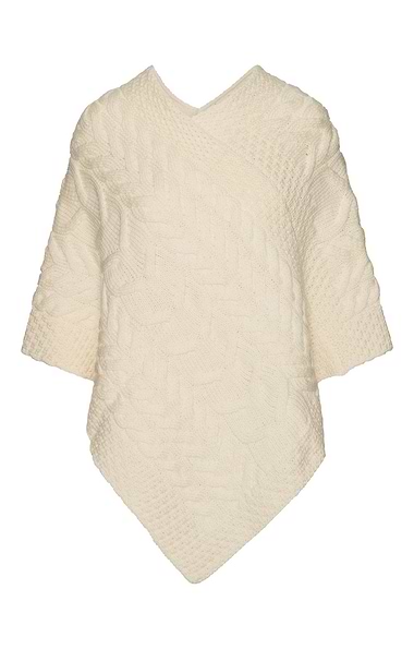 Ladies Aran Poncho