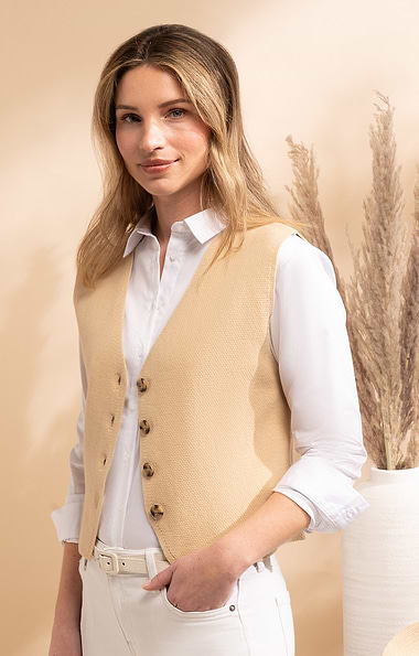 Ladies Cotton Waistcoat
