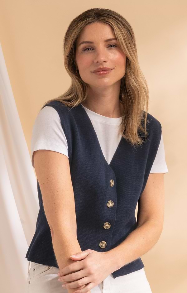 Ladies Cotton Waistcoat