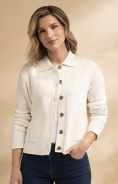 Ladies Cotton Patch Pocket Jacket