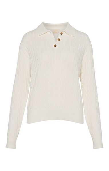 Ladies Babycable Shirt Jumper