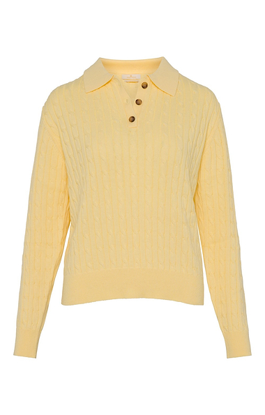 Ladies Babycable Shirt Jumper