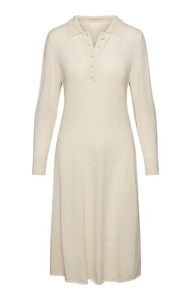 Ladies Merino Cashmere Blanket Stitch Dress
