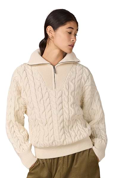 Ladies Jessica Ceop Aran Troyer Jumper