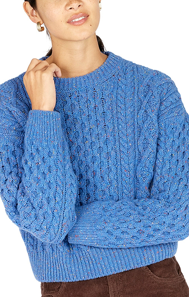 Ladies Wool Cara Crew Neck Jumper