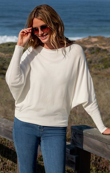 Ladies Cotton Cashmere Pearl Button Poncho