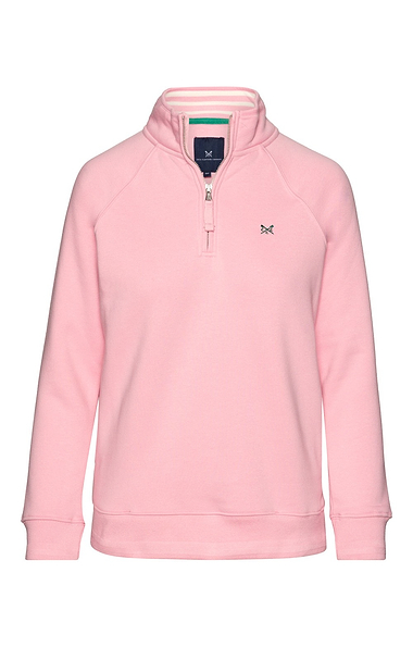 Ladies Crew Clothing Half Zip Sweatshirt