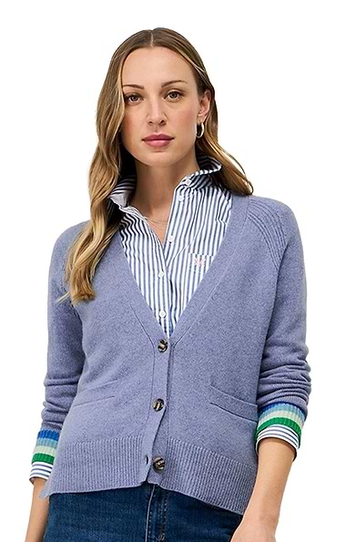 Ladies Crew Clothing Harmony Merino V-Neck Cardigan