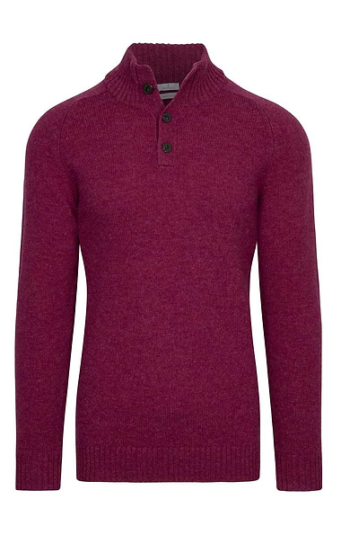Men's Shetland Button Troyer