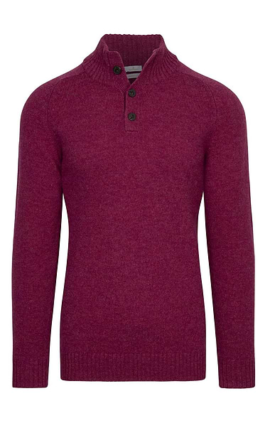 Men's Shetland Button Troyer