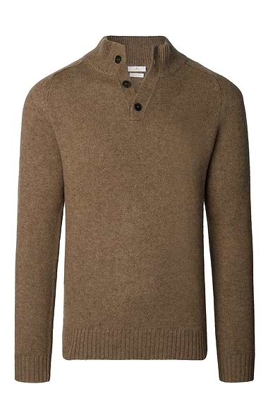 Men's Shetland Button Troyer