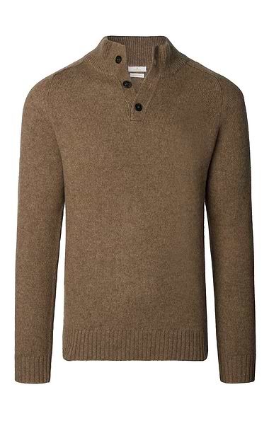 Men's Shetland Button Troyer