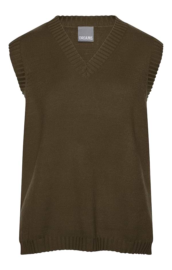 Ladies Soft Knitted V-Neck Tank Top