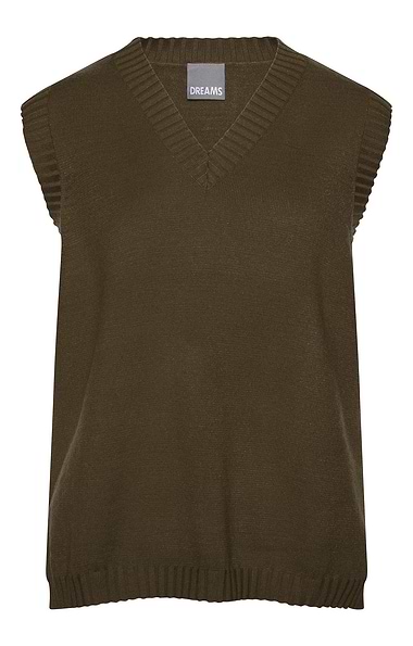 Ladies Soft Knitted V-Neck Tank Top