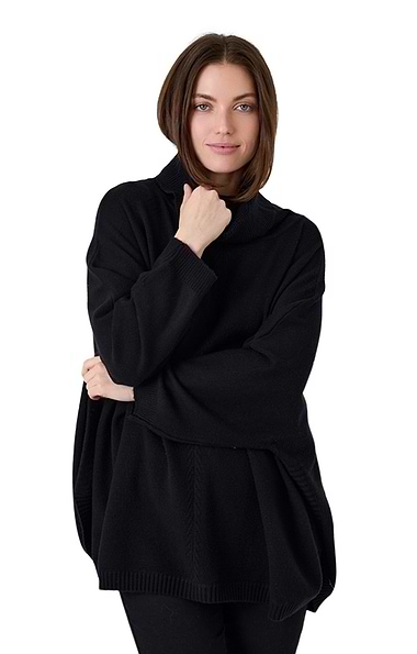 Soft Feel Mini Cable Roll Neck Jumper