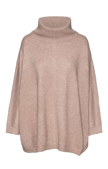 Soft Feel Mini Cable Roll Neck Jumper