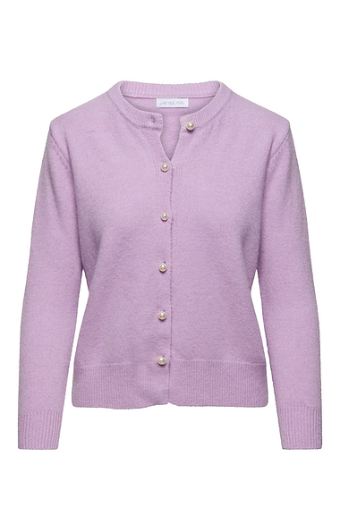 Ladies Pearl Button Cardigan