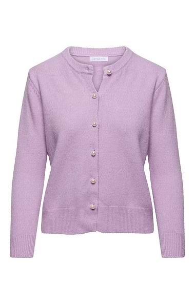 Ladies Pearl Button Cardigan