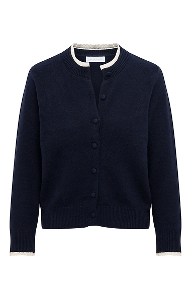 Ladies Lace Trimmed Cardigan