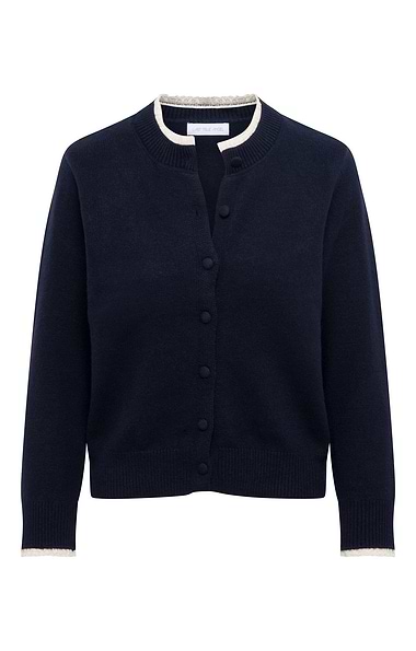Ladies Lace Trimmed Cardigan
